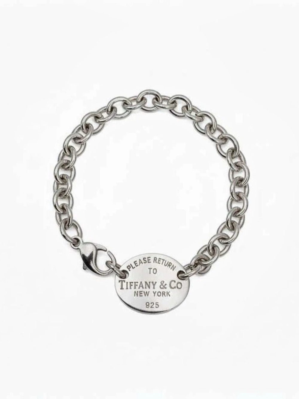 Tiffany & Co. Return to Tiffany Oval Tag Charm Bracelet
